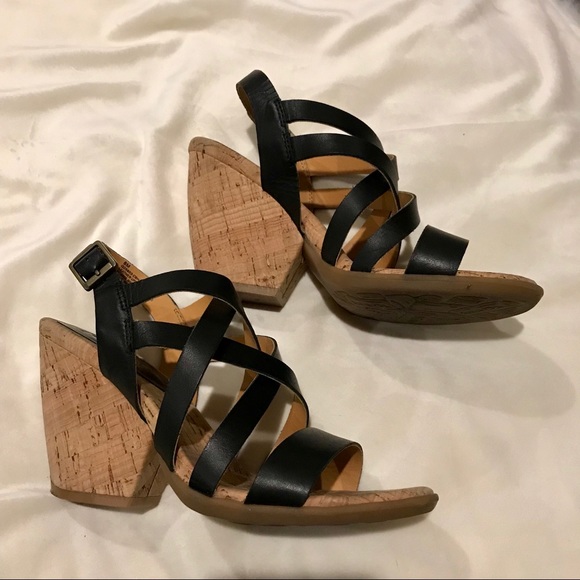 KorkEase Shoes Korks By Korkease Nedra Black Sandals Poshmark